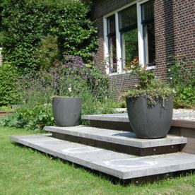 Een mooie strakke tuin met Noorderwind, uw hovenier uit Groningen
